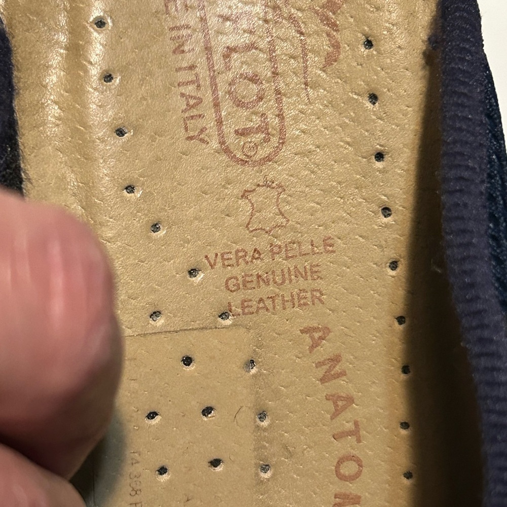 Navy Mesh Slip-On Loafers by - Picture 4 of 5